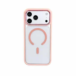 Capa iPhone 17 Pro Max 1Kase Hybrid Rosa