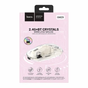 Mouse Sem Fio Bluetooth e 2.4Ghz Recarregável HOCO GM29
