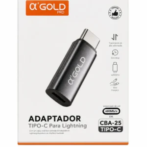 Adaptador Tipo C x Lightning AGOLD CBA-25