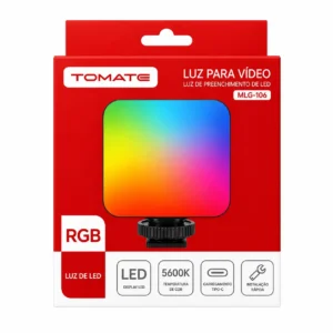 Led Portátil RGB Clip TOMATE MLG-106