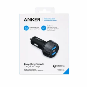 Carregador Veicular 2 USB ANKER PowerDrive Speed 2