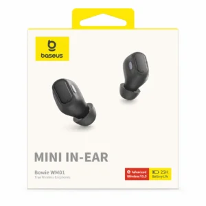 Fone Bluetooth BASEUS WM01 Preto