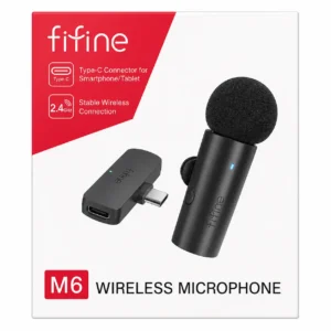 Microfone de Lapela Sem Fio Tipo C FIFINE M6