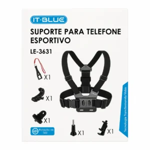 Suporte Colete Gravação Smartphone Gopro IT-BLUE LE-3631