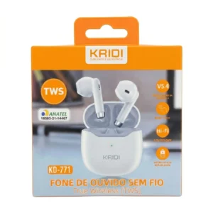 Fone de Ouvido Bluetooth KAIDI KD-771 Branco