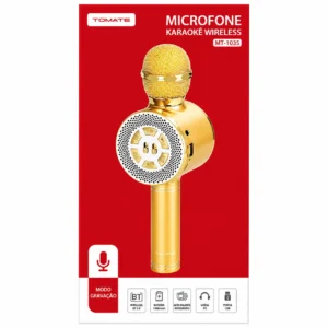 Microfone Karaokê Wireless TOMATE MT-1035