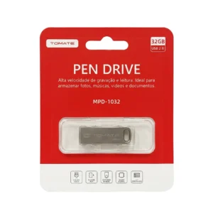 Pendrive 32GB Metalizado Tomate MPD-1032