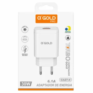 Fonte Carregador USB 6.1A AGOLD CA27-4