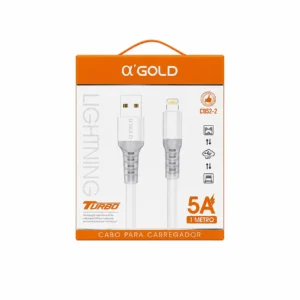 Cabo Carregador USB Lightning AGOLD CB52-2