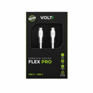 Cabo Carregador Tipo C 100W 1,5M VOLT Flex Pro Branco