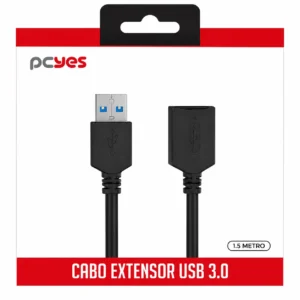 Cabo Extenrsor Extenção USB 3.0 PCYES PUAMF3-1