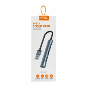 Adaptador Hub USB KAIDI KD-3802