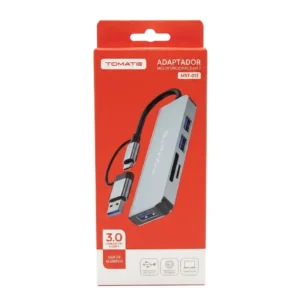 Adaptador Hub USB e Tipo C TOMATE MST-013